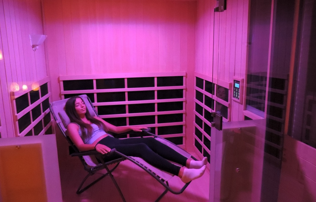 Cabine de sel AéroSEL avec ambiance rose